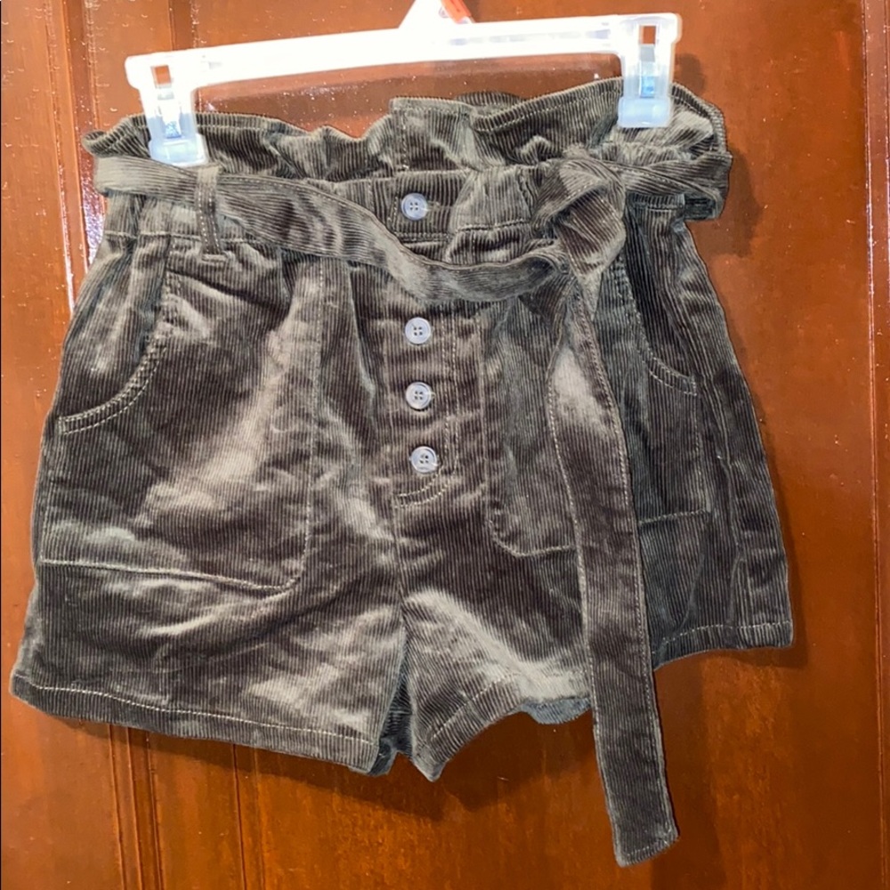 Velour shorts